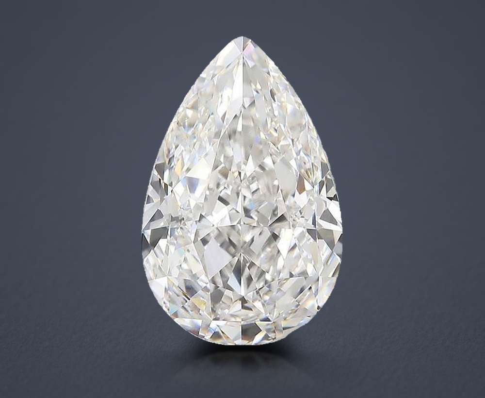 6.21 Carat Pear Lab Diamond