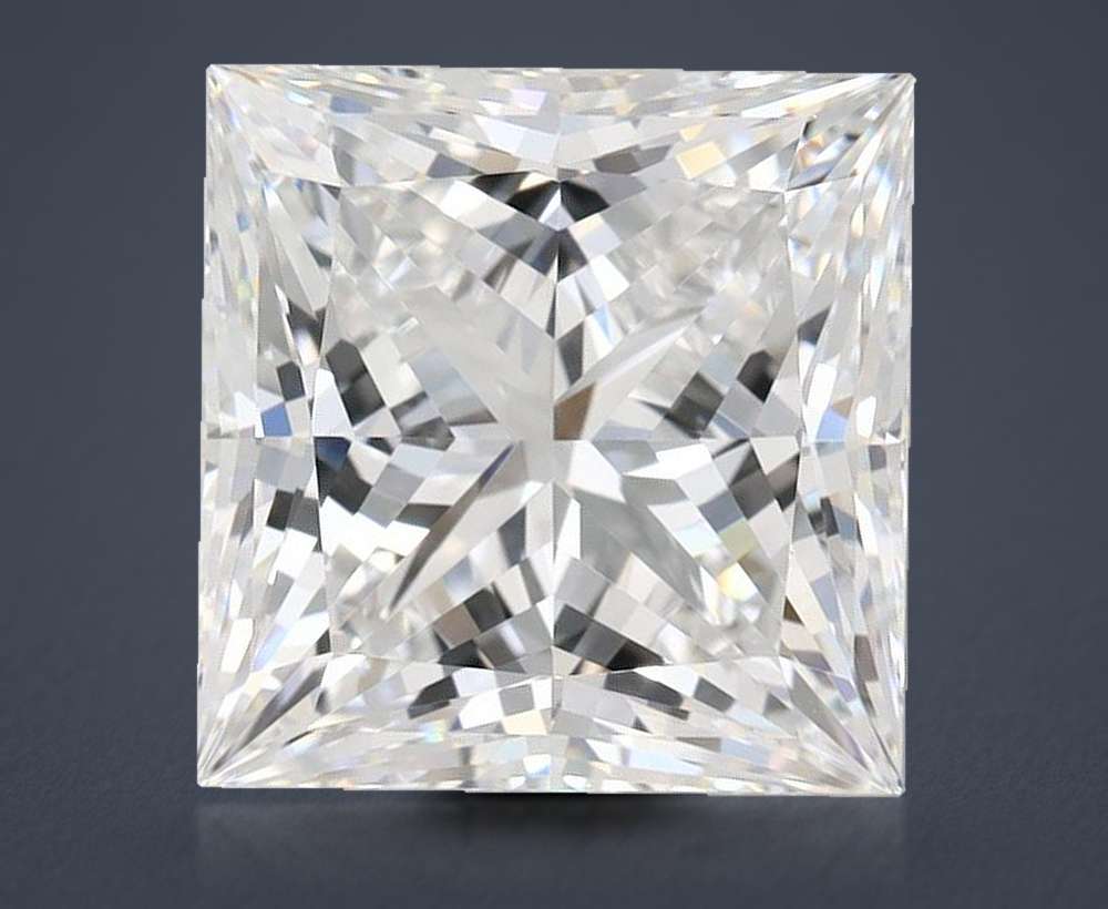3.93 Carat Princess Lab Diamond