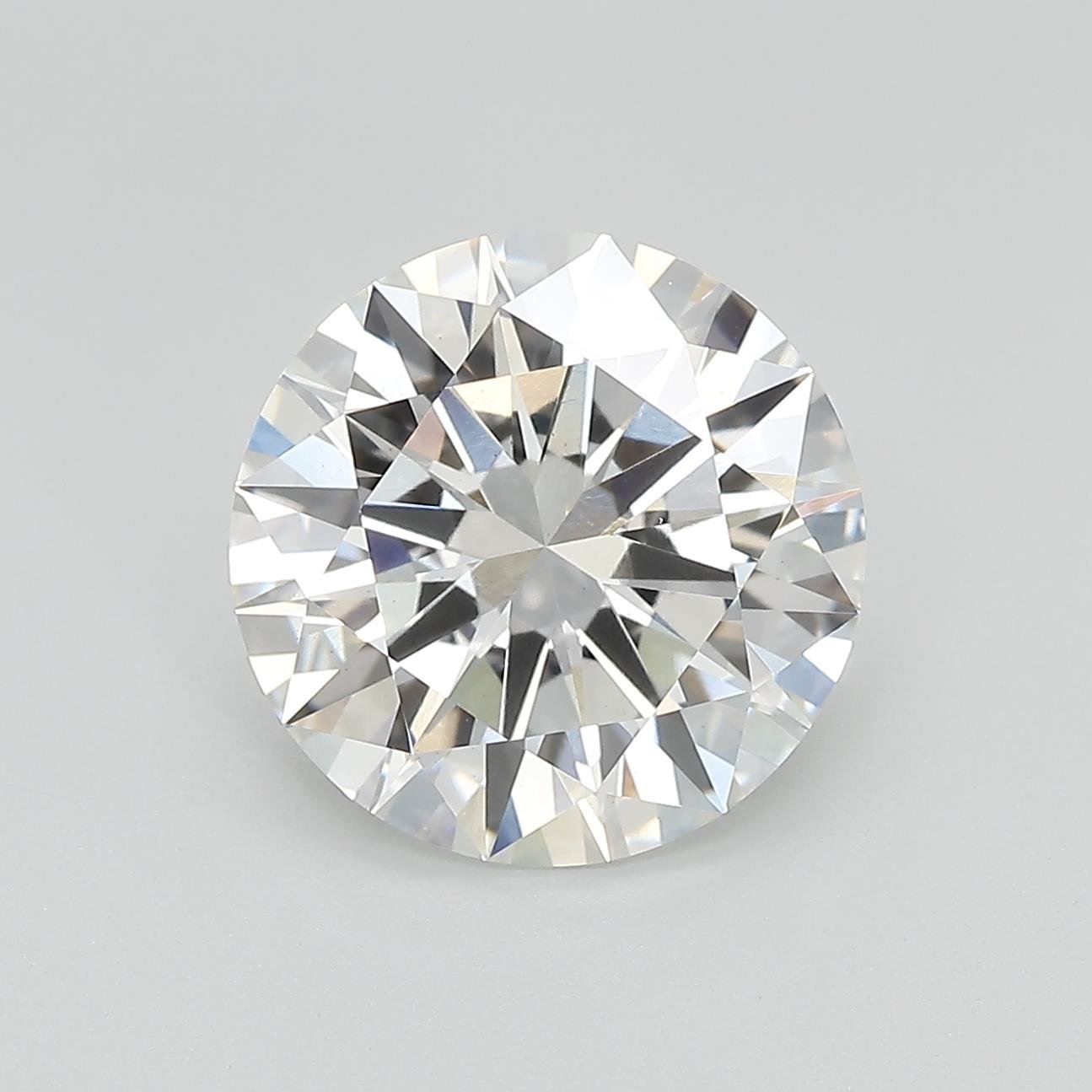 4.27ct F VS1 Excellent Cut Round Lab Grown Diamond