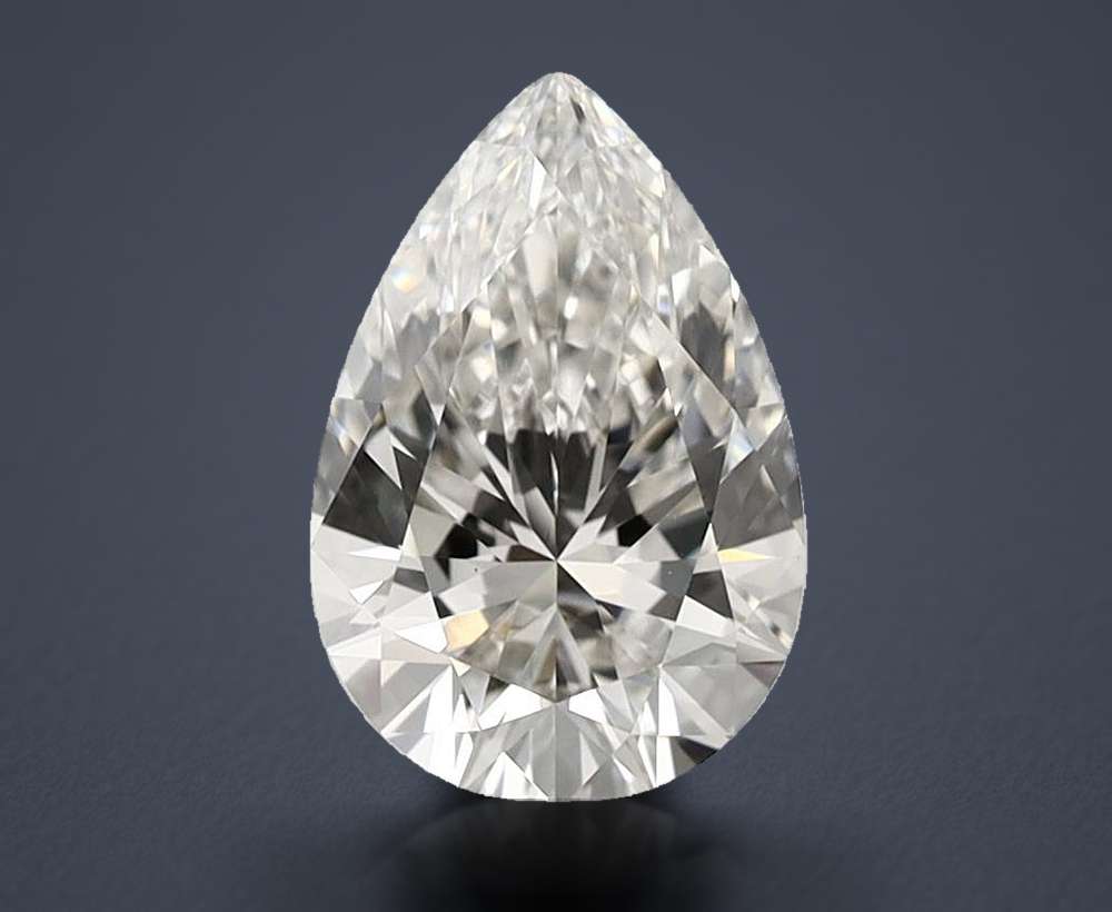 1.65 Carat Pear Lab Diamond