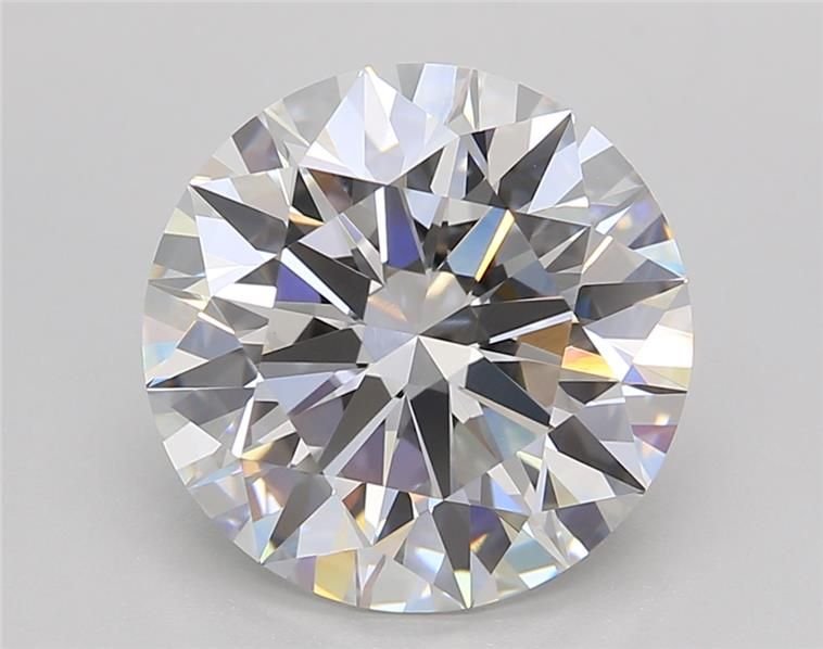 5.02ct F VVS2 Rare Carat Ideal Cut Round Lab Grown Diamond