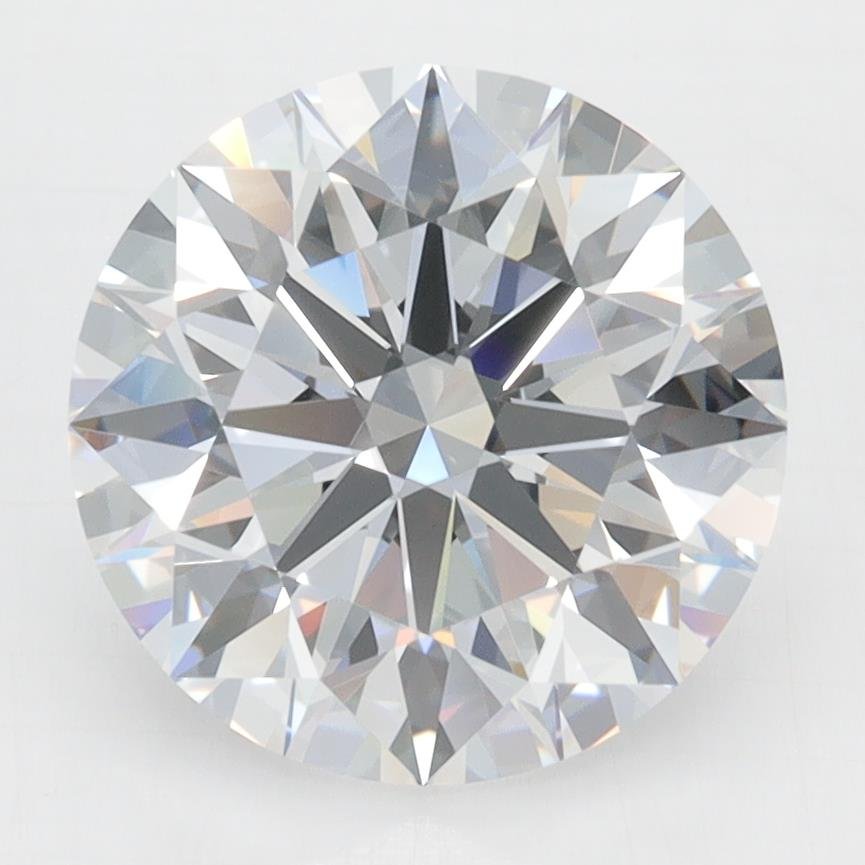 3.71ct D VVS1 Rare Carat Ideal Cut Round Lab Grown Diamond