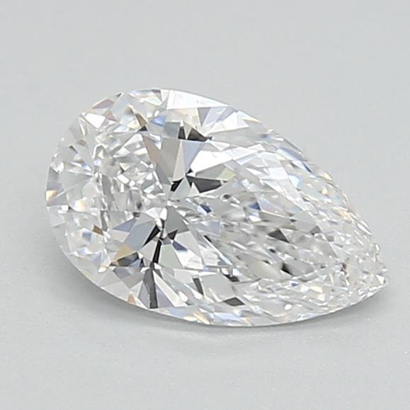0.65ct D VVS1 Rare Carat Ideal Cut Pear Lab Grown Diamond
