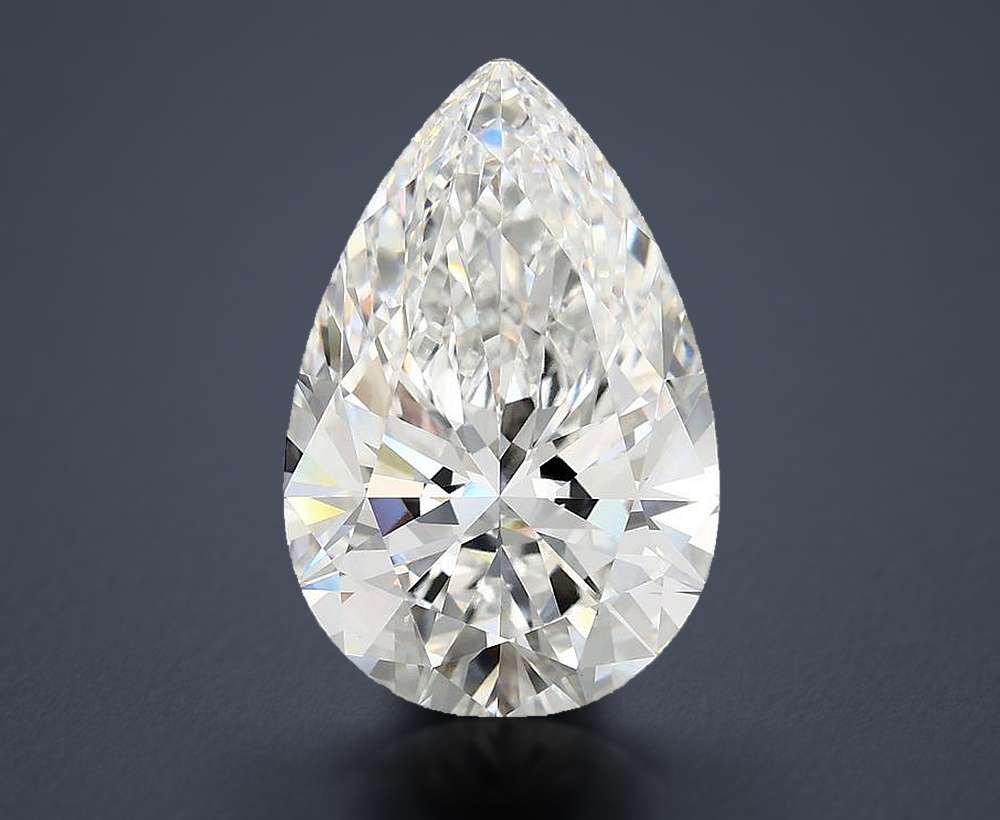 6.30 Carat Pear Lab Diamond
