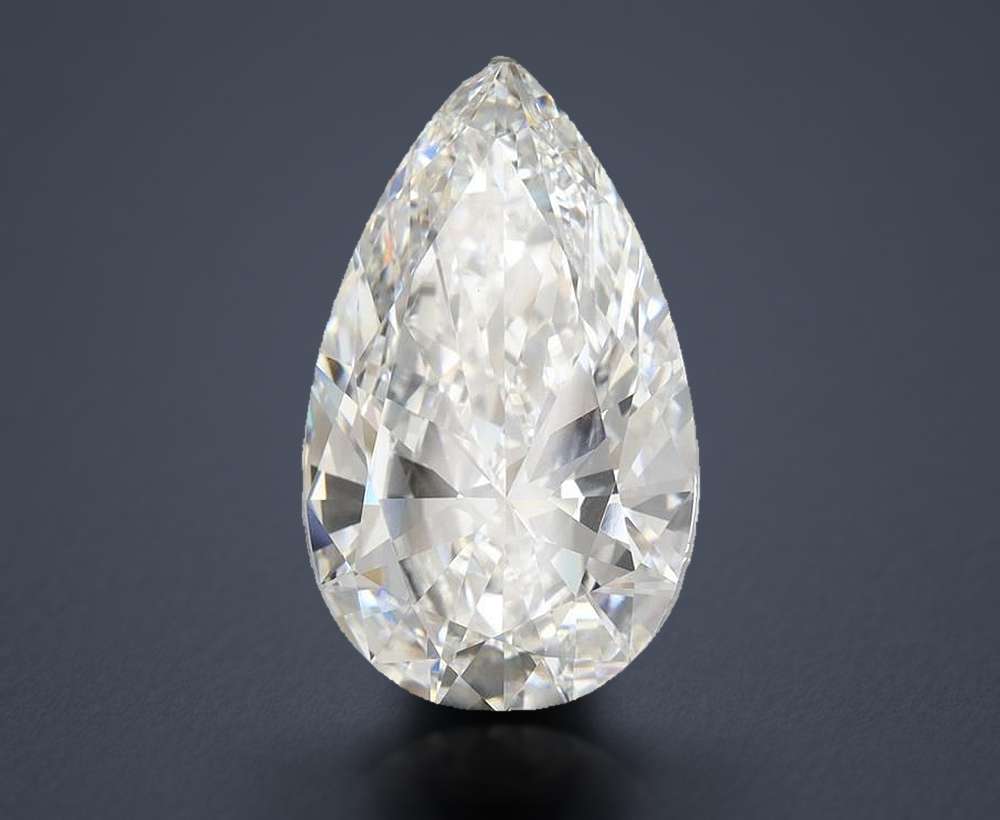 7.56 Carat Pear Lab Diamond