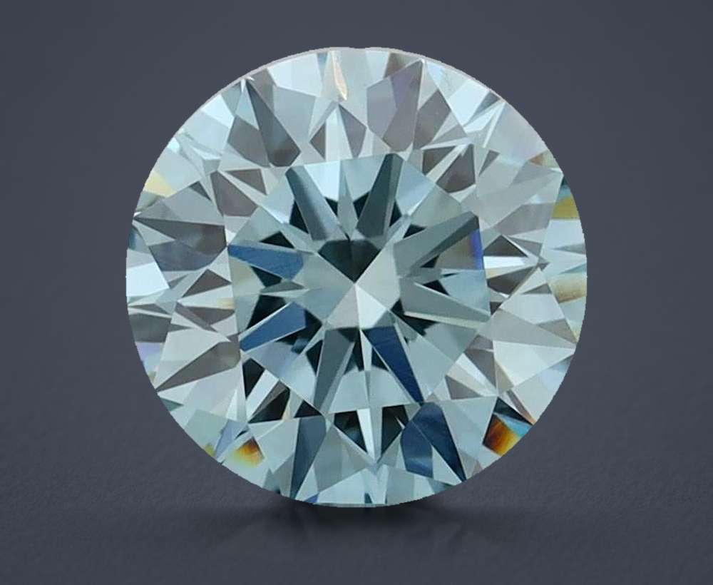 1.53 Ct. Fancy Vivid Blue Round Lab Diamond
