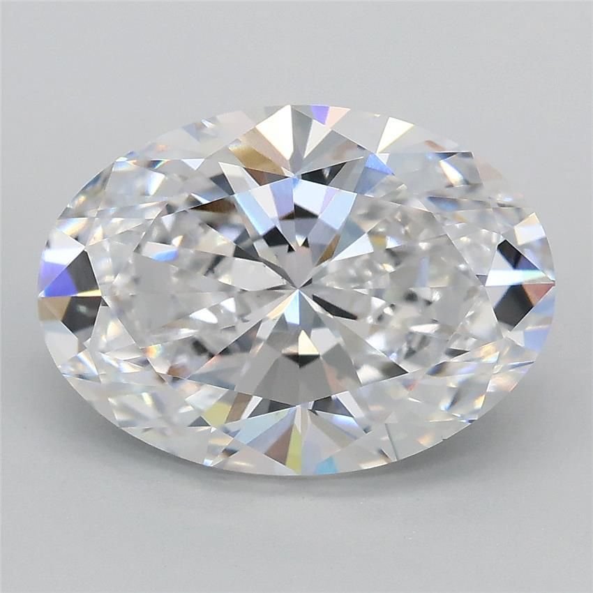3.51ct D VS1 Rare Carat Ideal Cut Oval Lab Grown Diamond