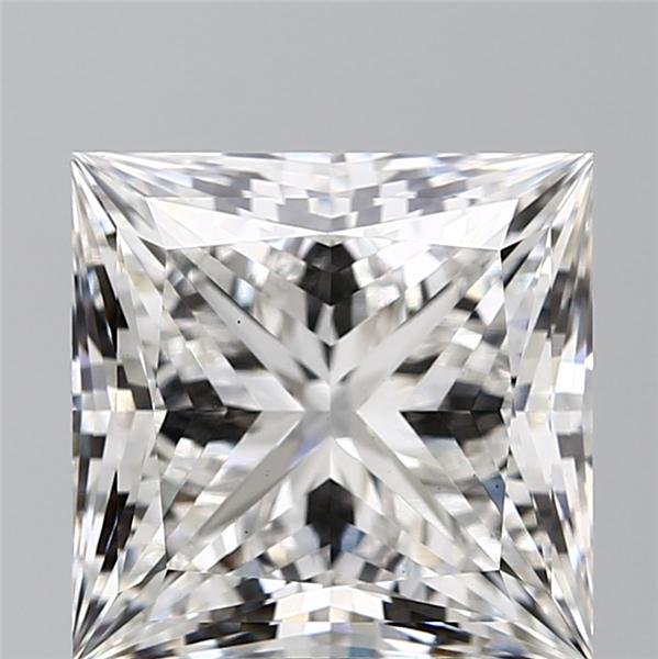 6.50ct F VS1 Rare Carat Ideal Cut Princess Lab Grown Diamond