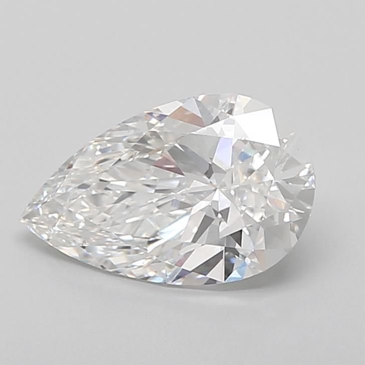 3.55ct F VS1 Rare Carat Ideal Cut Pear Lab Grown Diamond