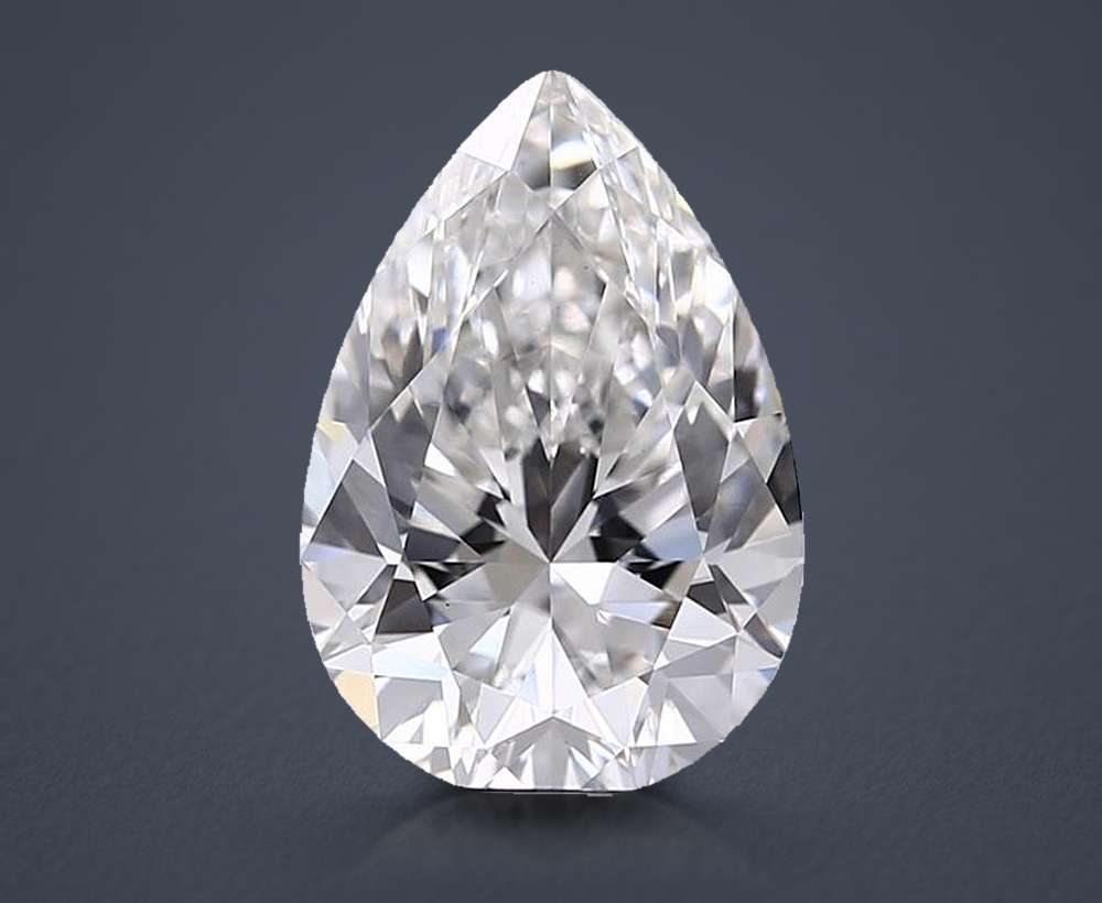 2.70 Carat Pear Lab Diamond