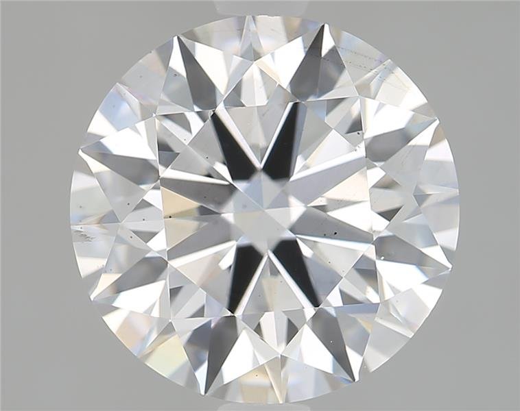 3.04ct E SI1 Rare Carat Ideal Cut Round Lab Grown Diamond