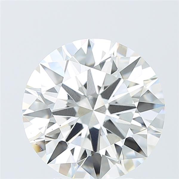 4.02ct F SI1 Rare Carat Ideal Cut Round Lab Grown Diamond