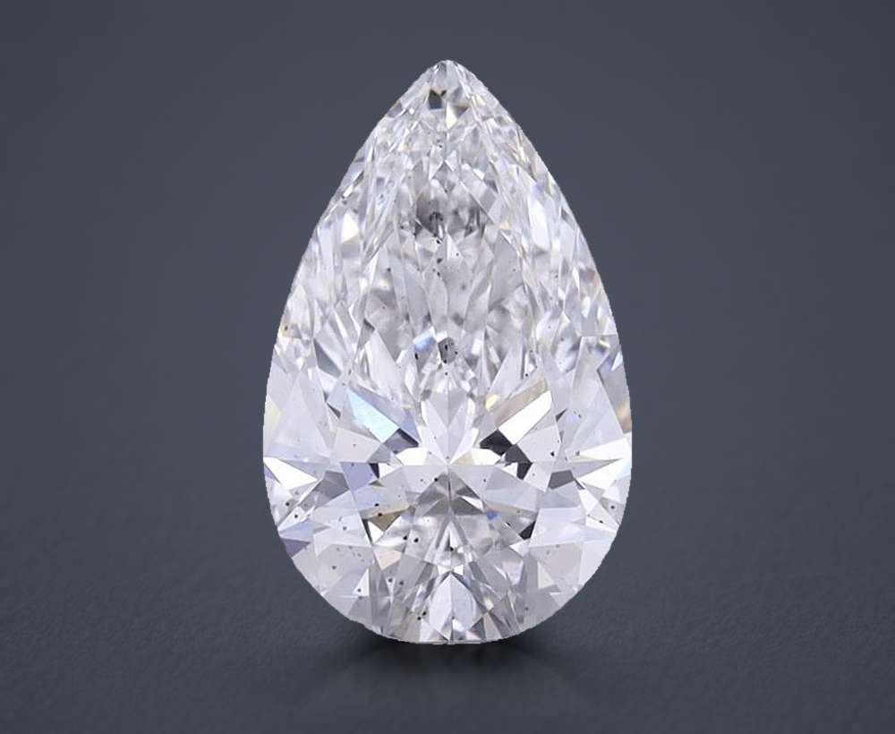 1.39 Carat Pear Lab Diamond
