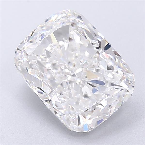 4.11ct D VVS2 Very Good Cut Cushion Lab Grown Diamond
