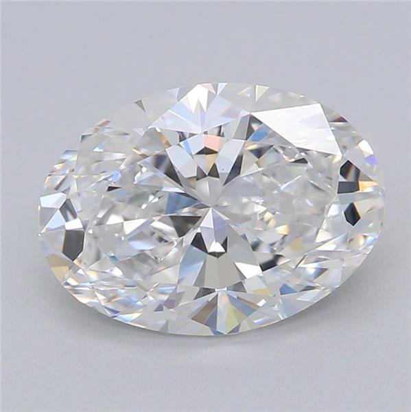 1.54ct E VVS2 Rare Carat Ideal Cut Oval Lab Grown Diamond