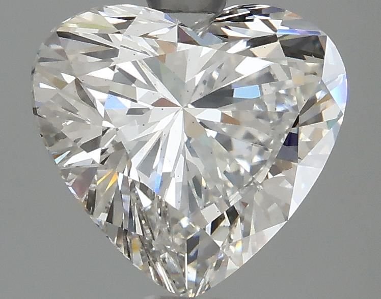 2.56ct G VS2 Rare Carat Ideal Cut Heart Lab Grown Diamond