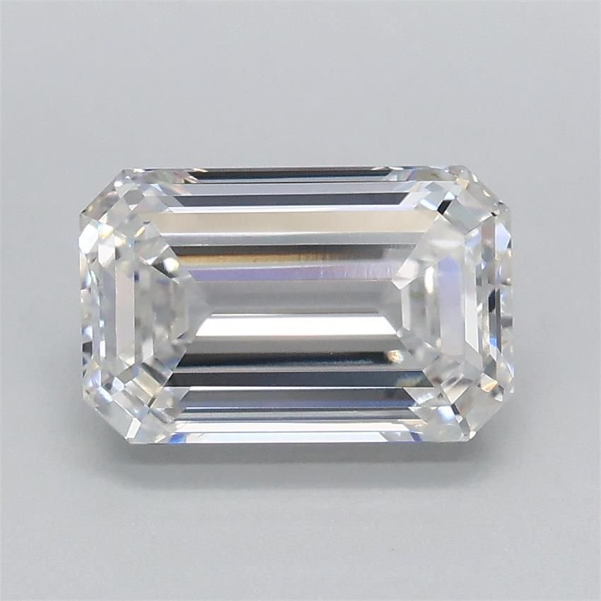 1.51ct E VVS2 Rare Carat Ideal Cut Emerald Lab Grown Diamond