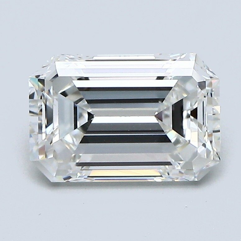 1.91ct F VVS2 Very Good Cut Emerald Diamond