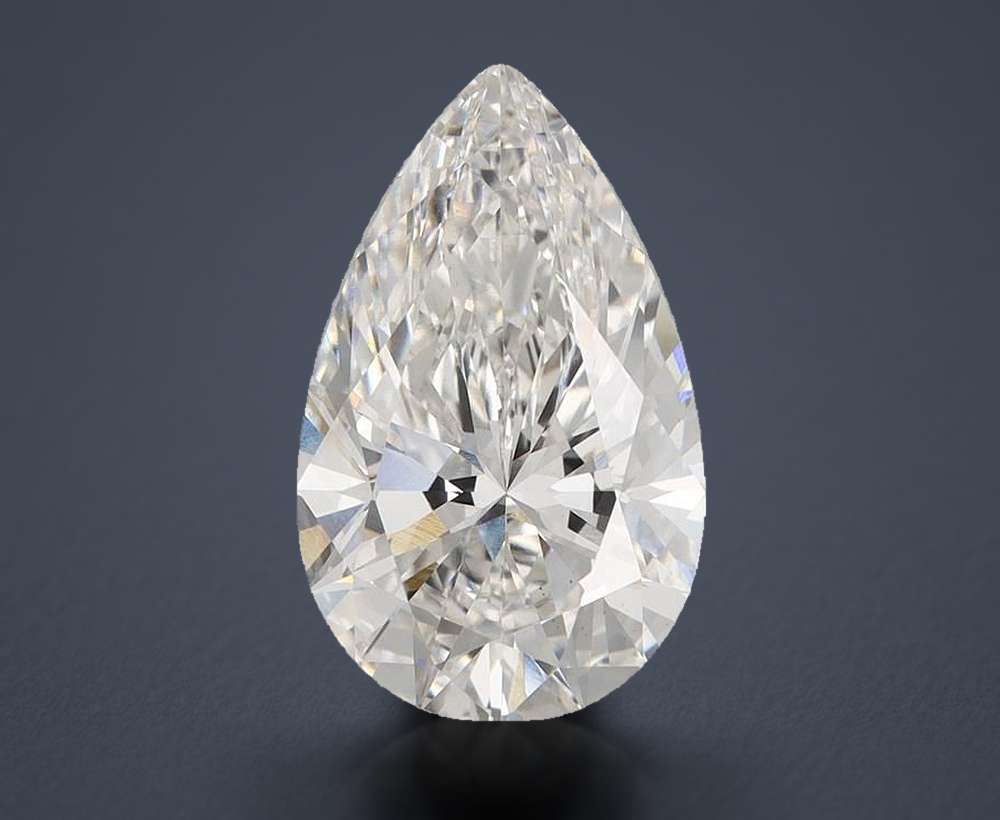 5.52 Carat Pear Lab Diamond