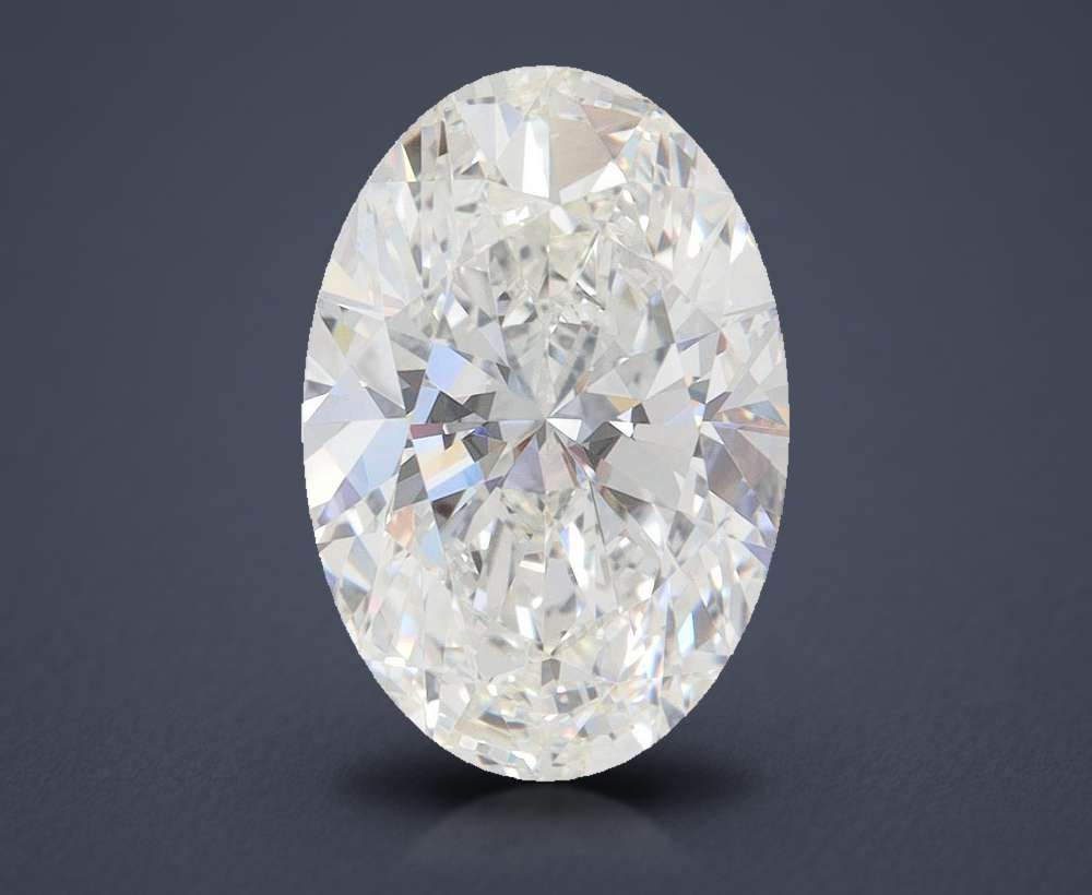 3.92 Carat Oval Lab Diamond
