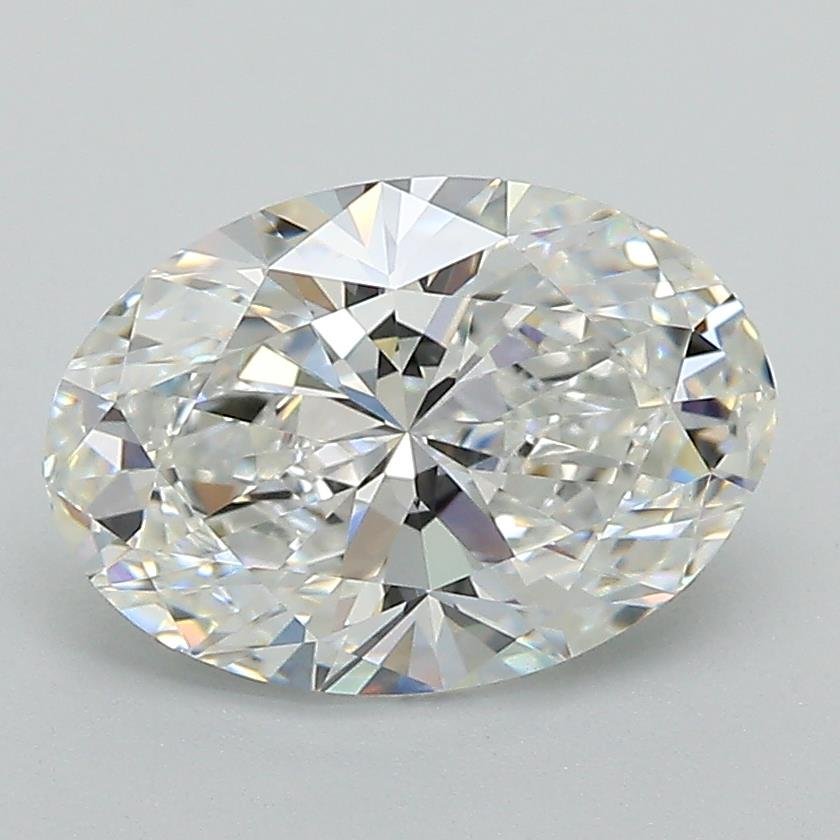 2.08ct F VS1 Rare Carat Ideal Cut Oval Lab Grown Diamond