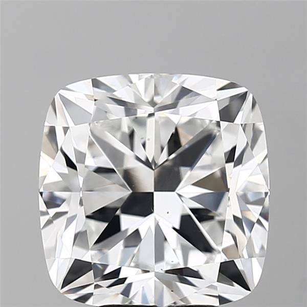 5.06ct D VS2 Very Good Cut Cushion Diamond