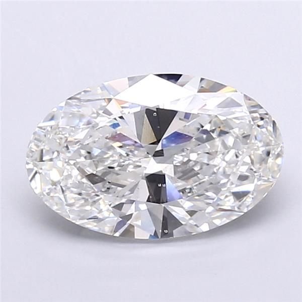 4.00ct E VS2 Rare Carat Ideal Cut Oval Lab Grown Diamond