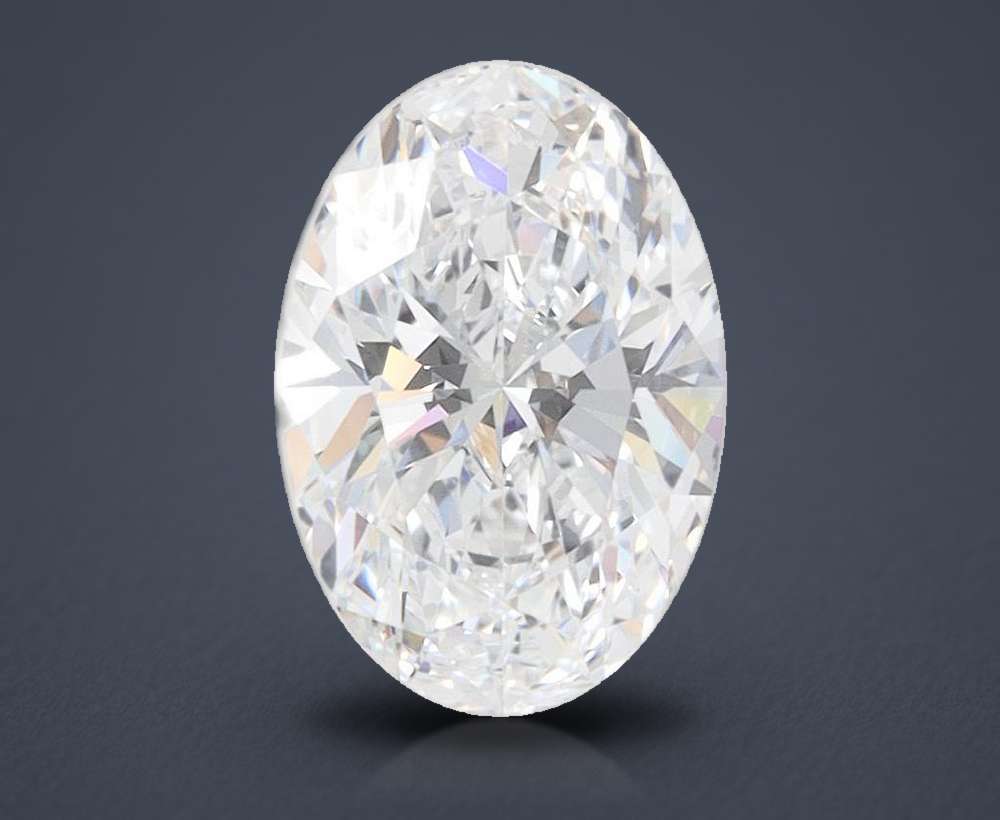 1.54 Carat Oval Lab Diamond