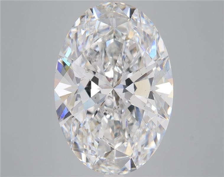 10.57ct F SI1 Rare Carat Ideal Cut Oval Lab Grown Diamond