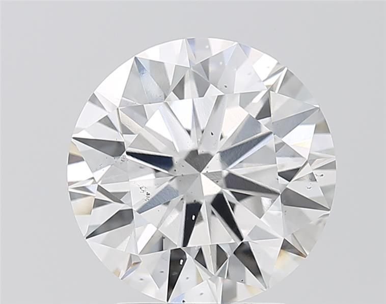 3.08ct E SI1 Rare Carat Ideal Cut Round Lab Grown Diamond