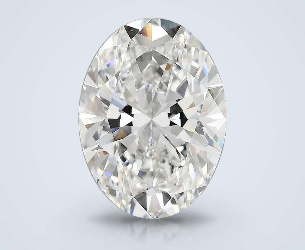 4.68 Carat Oval Lab Diamond