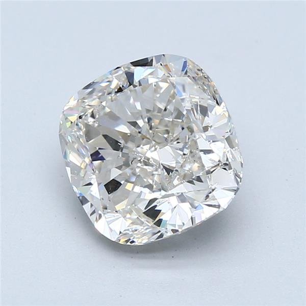 4.03ct J SI2 Rare Carat Ideal Cut Cushion Diamond