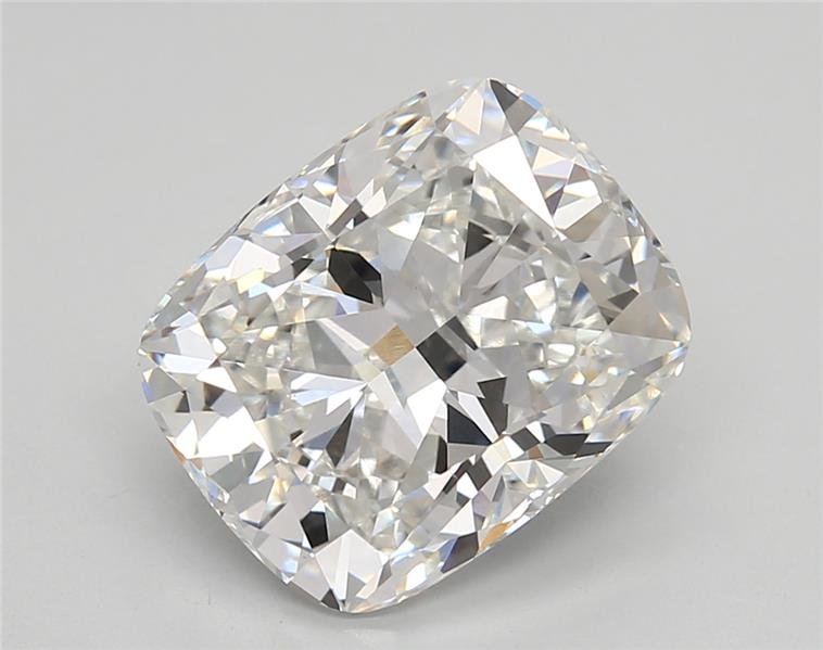 4.45ct F VVS2 Rare Carat Ideal Cut Cushion Lab Grown Diamond