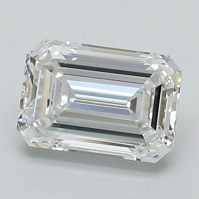 1.51ct D VS1 Rare Carat Ideal Cut Emerald Lab Grown Diamond