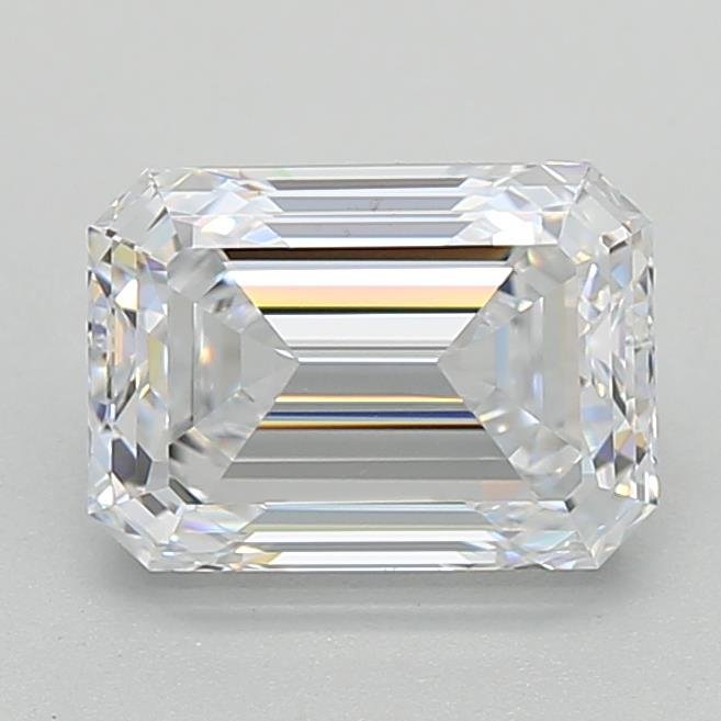 1.60ct D VVS1 Excellent Cut Emerald Lab Grown Diamond