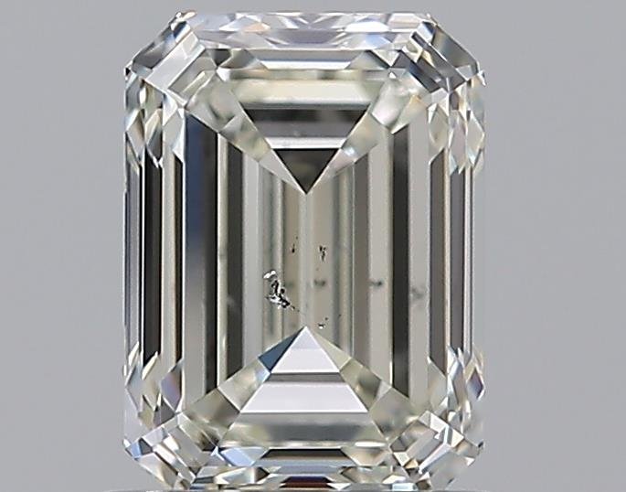 0.98ct K SI2 Excellent Cut Emerald Diamond