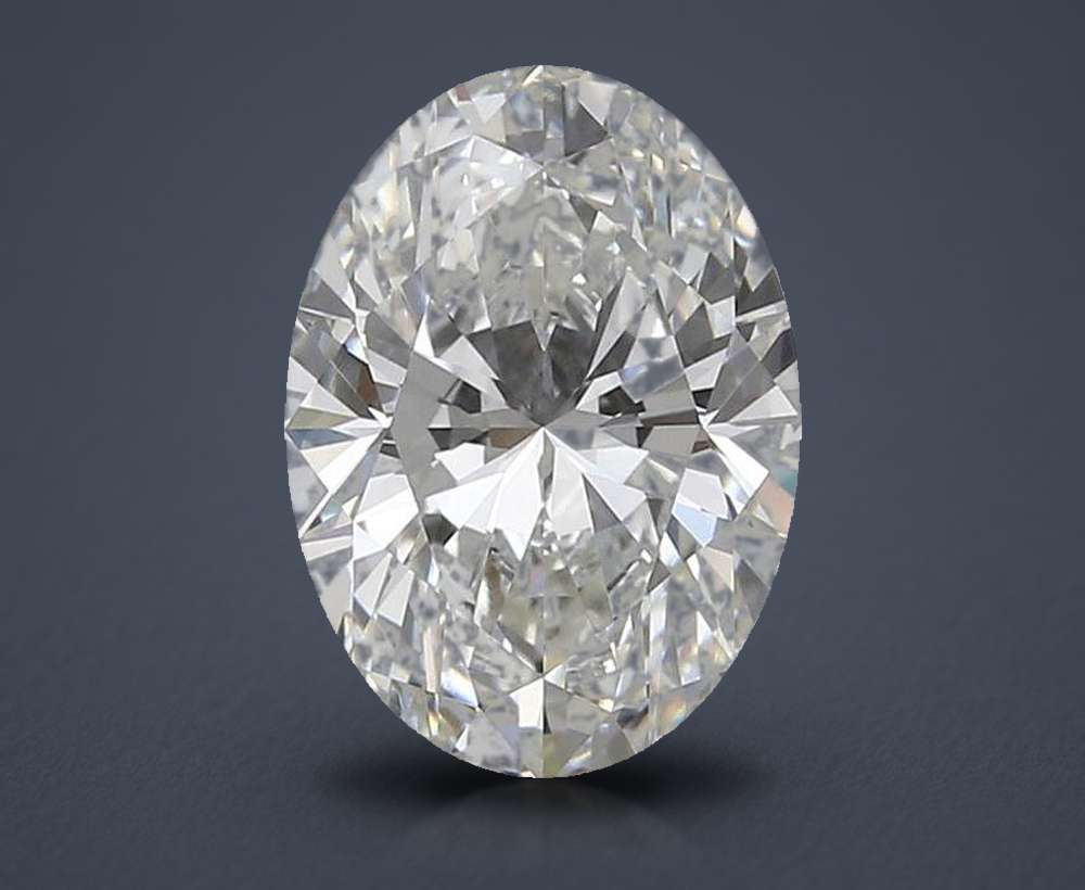 3.74 Carat Oval Lab Diamond