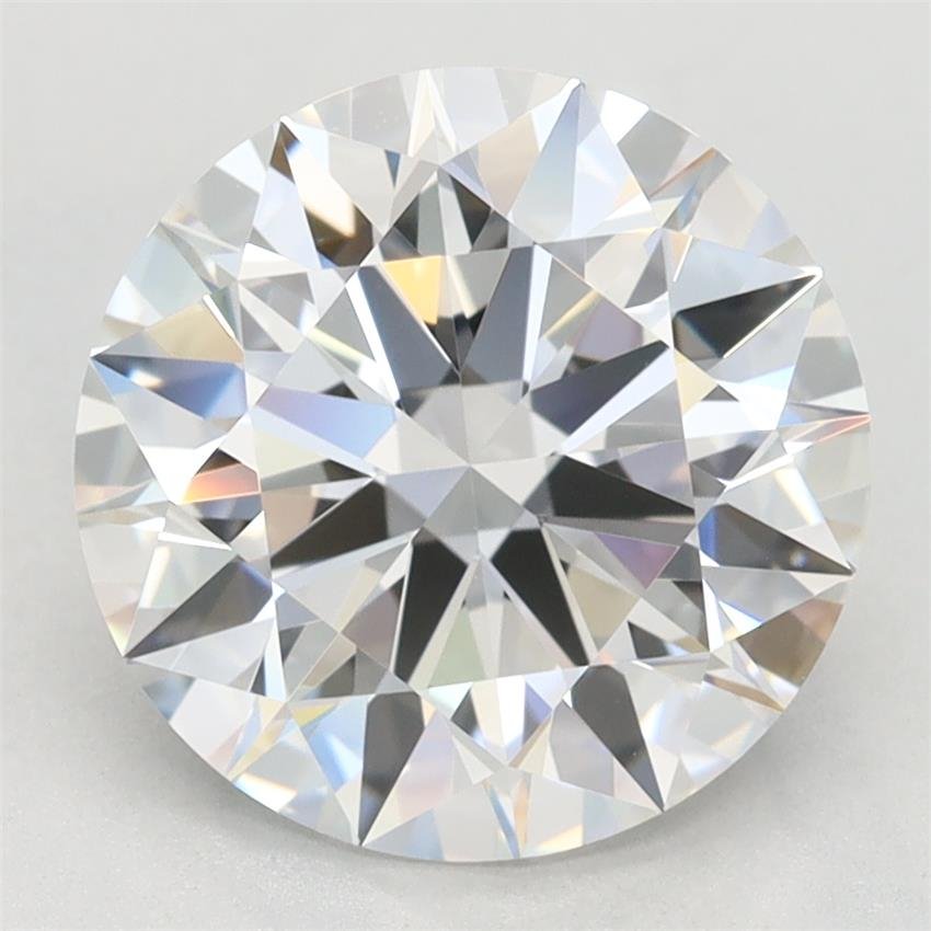 3.07ct E IF Rare Carat Ideal Cut Round Lab Grown Diamond