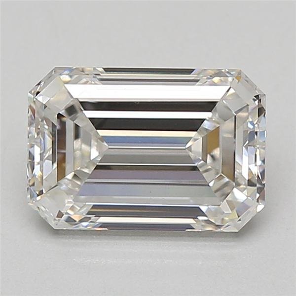 2.63ct E VS1 Rare Carat Ideal Cut Emerald Lab Grown Diamond