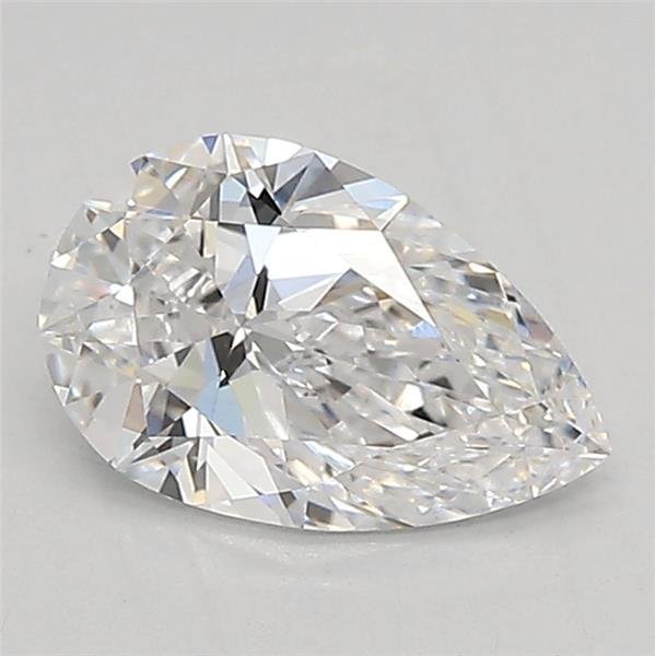 0.98ct D VVS2 Rare Carat Ideal Cut Pear Lab Grown Diamond