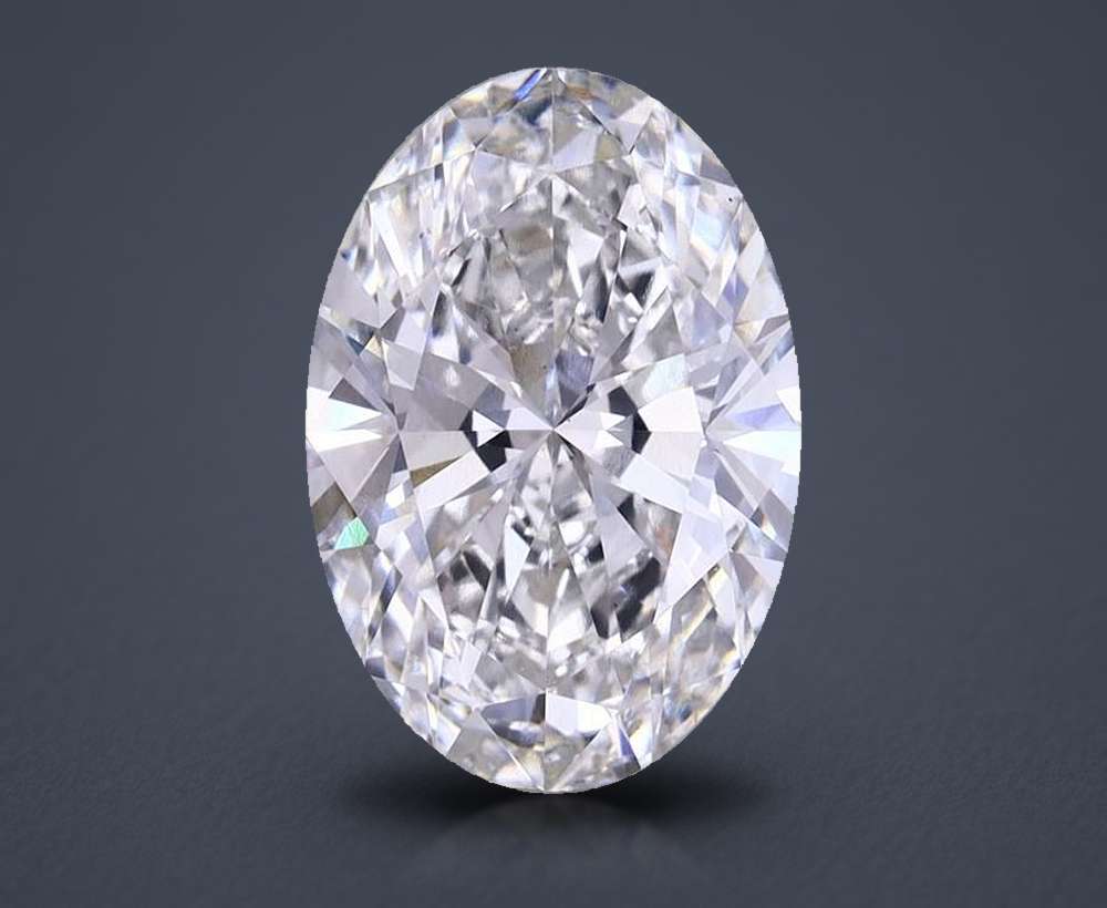 3.86 Carat Oval Lab Diamond