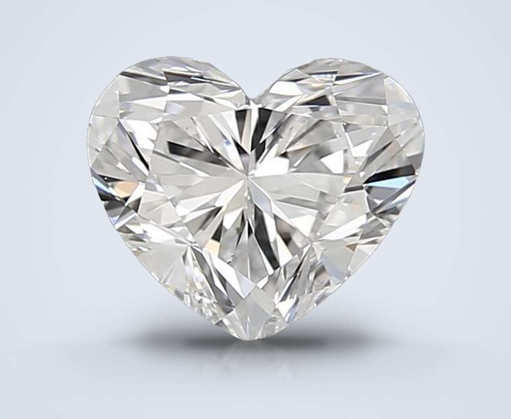 0.51 Carat Heart Lab Diamond