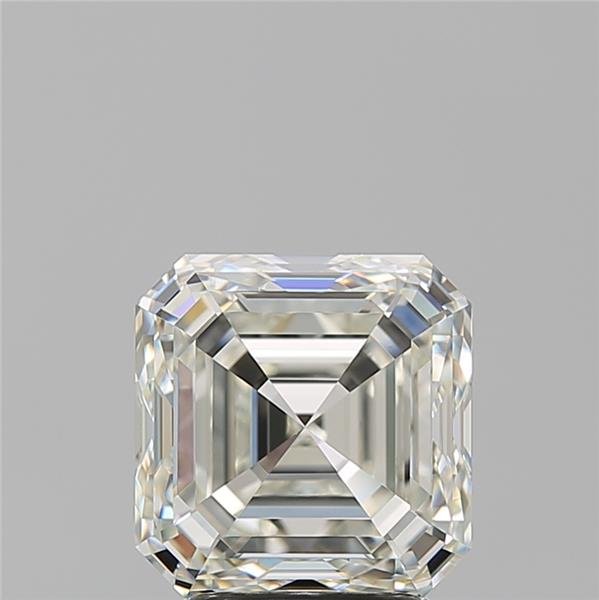 3.01ct K VS1 Rare Carat Ideal Cut Asscher Diamond