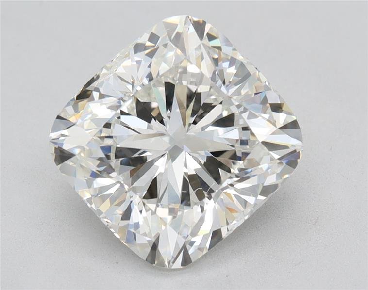 2.52ct H VVS2 Rare Carat Ideal Cut Cushion Lab Grown Diamond