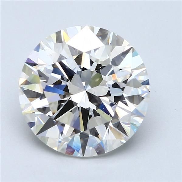 6.00ct H SI1 Rare Carat Ideal Cut Round Diamond