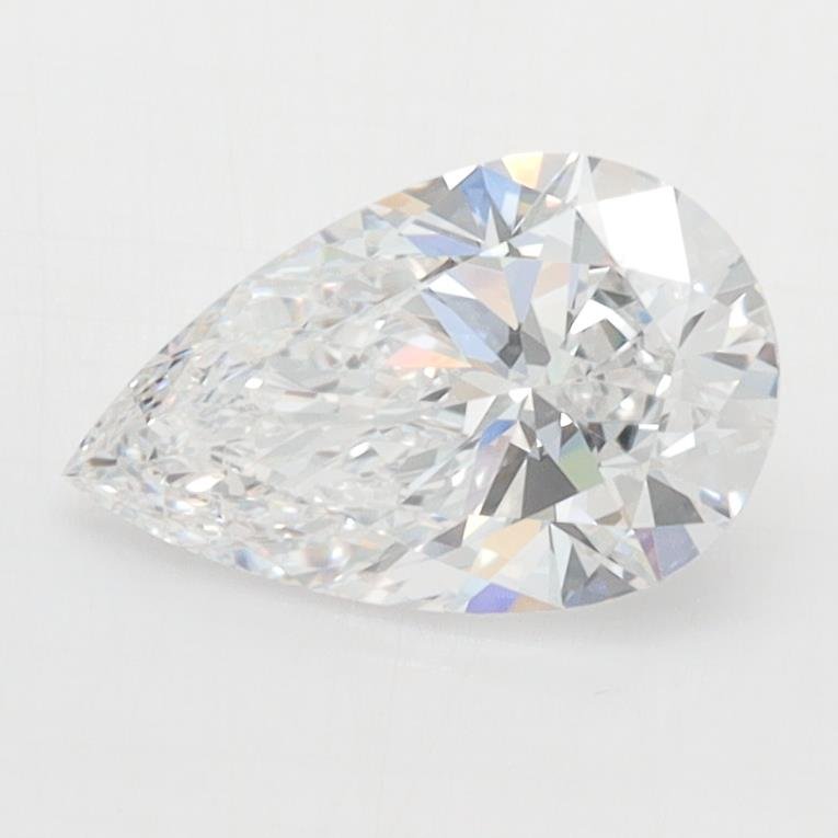 1.07ct D VVS1 Rare Carat Ideal Cut Pear Lab Grown Diamond