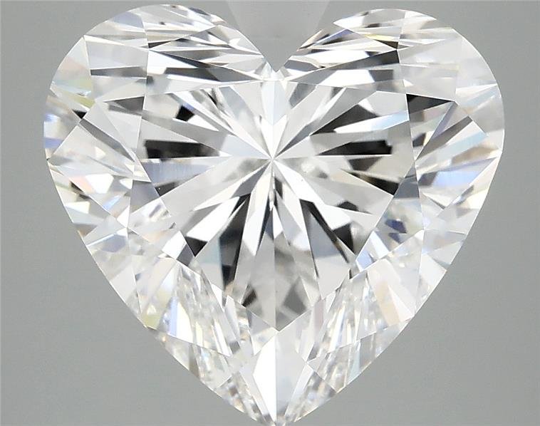 6.12ct E VVS2 Excellent Cut Heart Lab Grown Diamond