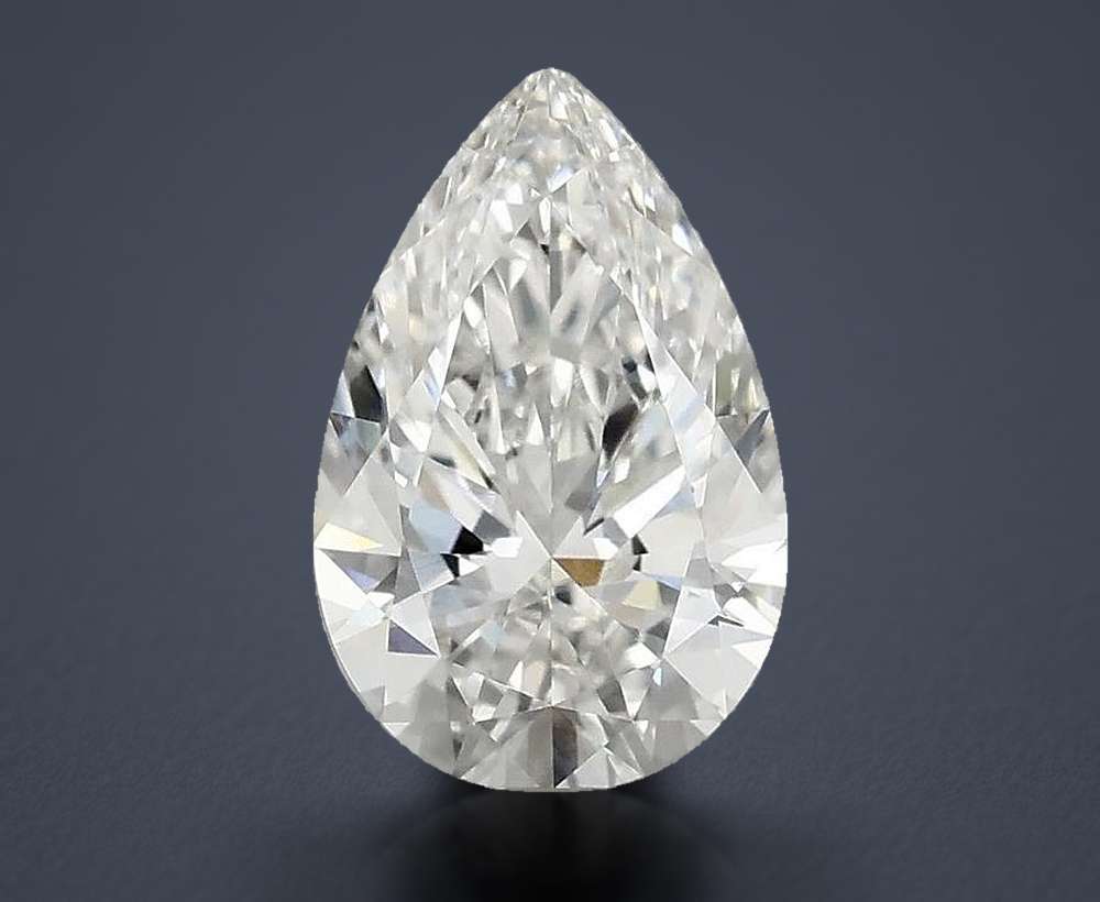 3.59 Carat Pear Lab Diamond