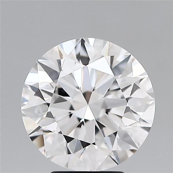 4.01ct D VS2 Rare Carat Ideal Cut Round Diamond