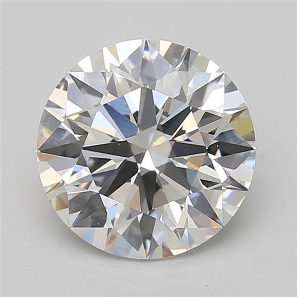 3.37ct F VS1 Rare Carat Ideal Cut Round Lab Grown Diamond
